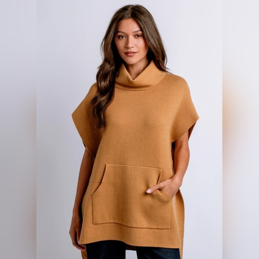 Kerisma Dusty Rose Cowl Neck Tunic